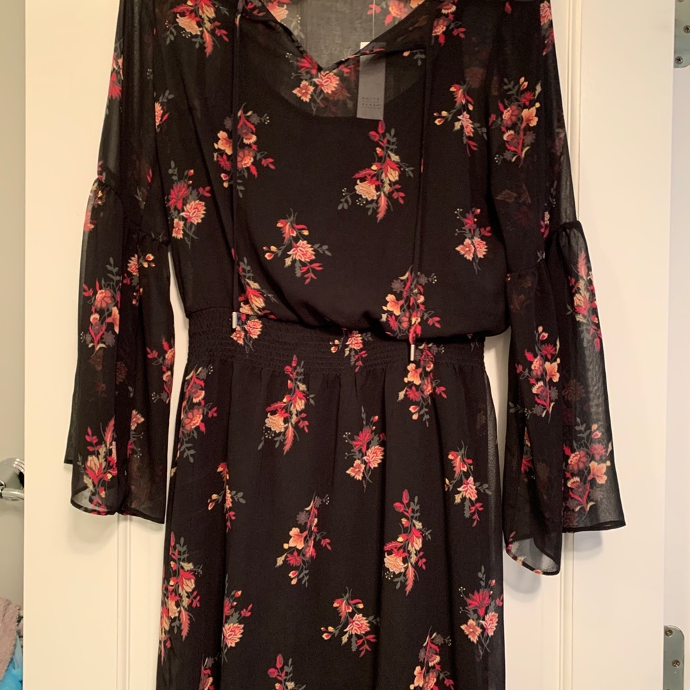 Black Floral Dress